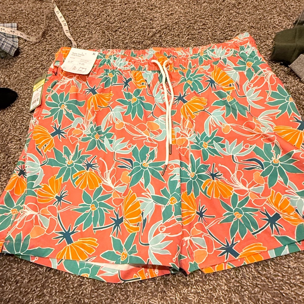 🍦Floral mens swim Shorts
